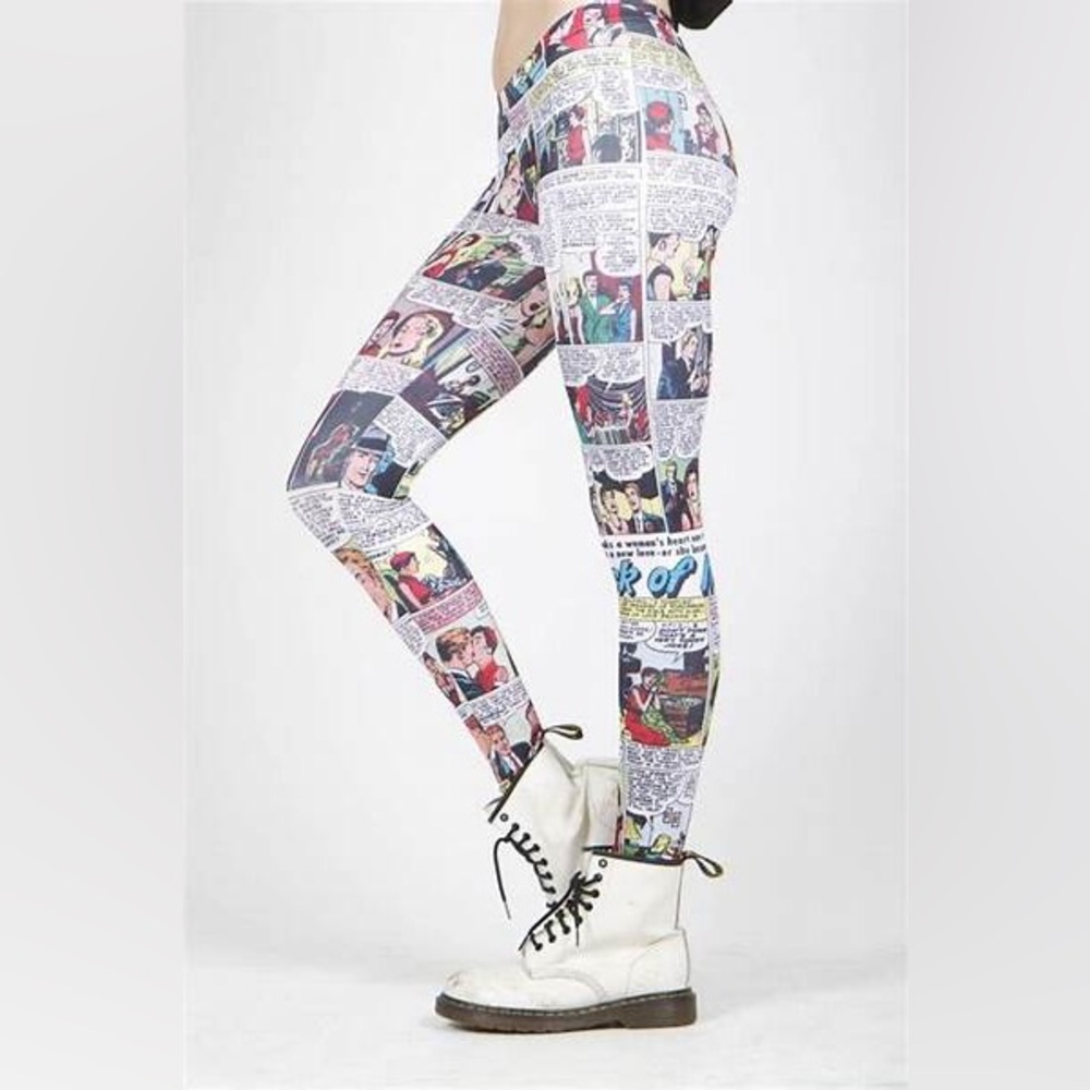 Comic Print Women's Leggings